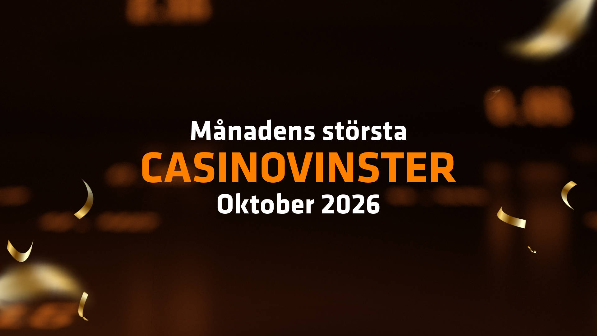 Månadens storvinster i Casinot hos nya expekt: Oktober 2026