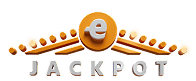 Orange ExpektJackpot logotyp mot en vit bakgrund med orange dekorationer.